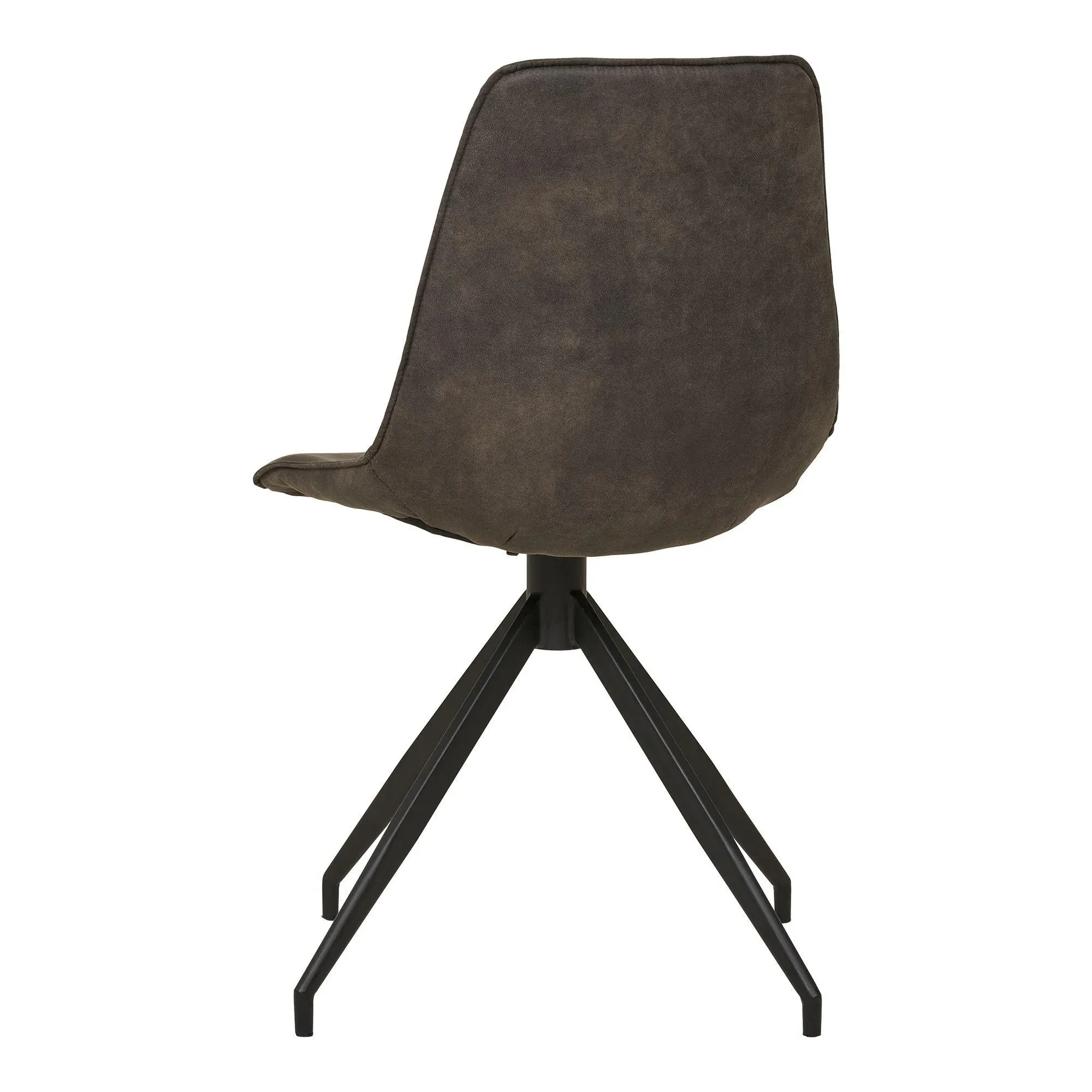 Monaco Swivel Dining Chair - Grey, Fabric