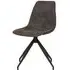 Monaco Swivel Dining Chair - Grey, Fabric