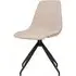 Monaco Swivel Dining Chair - Sand, Boucle Fabric