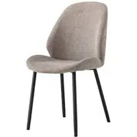 Monte Carlo Dining Chair - Stone, Fabric