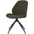 Monte Carlo Swivel Dining Chair - Green, Boucle Fabric
