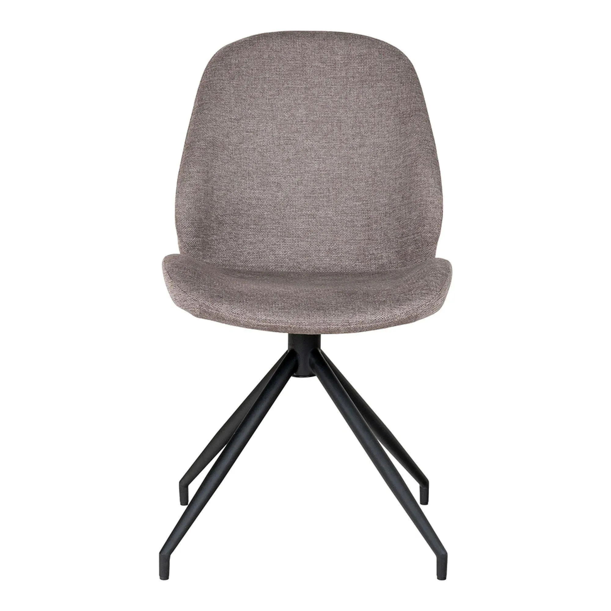 Monte Carlo Swivel Dining Chair - Stone, Fabric