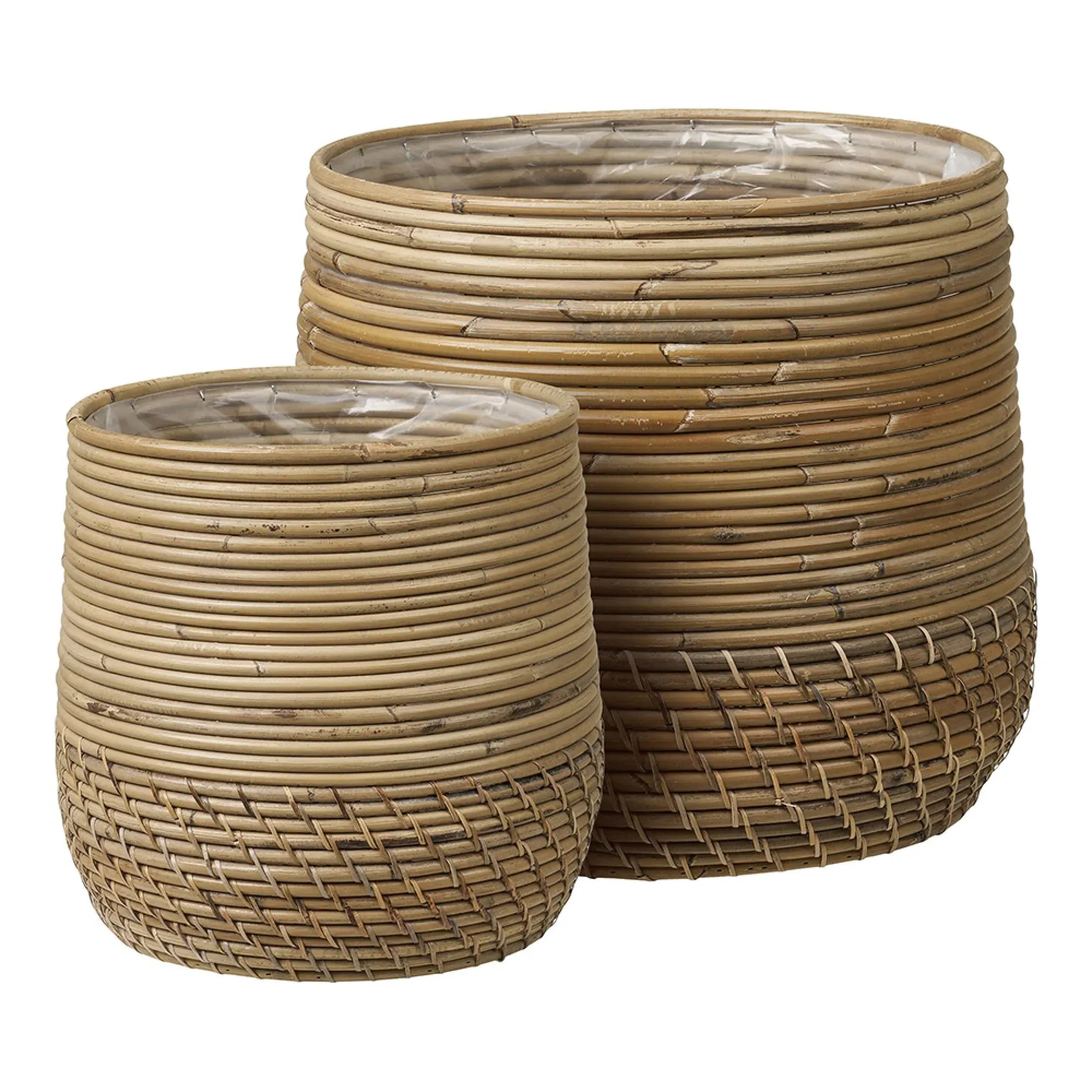 Moro Kubu Basket Set of 2 - Natural, Rattan