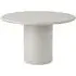 Nagano 4-Seater Round Pedestal Dining Table - Sand, Concrete