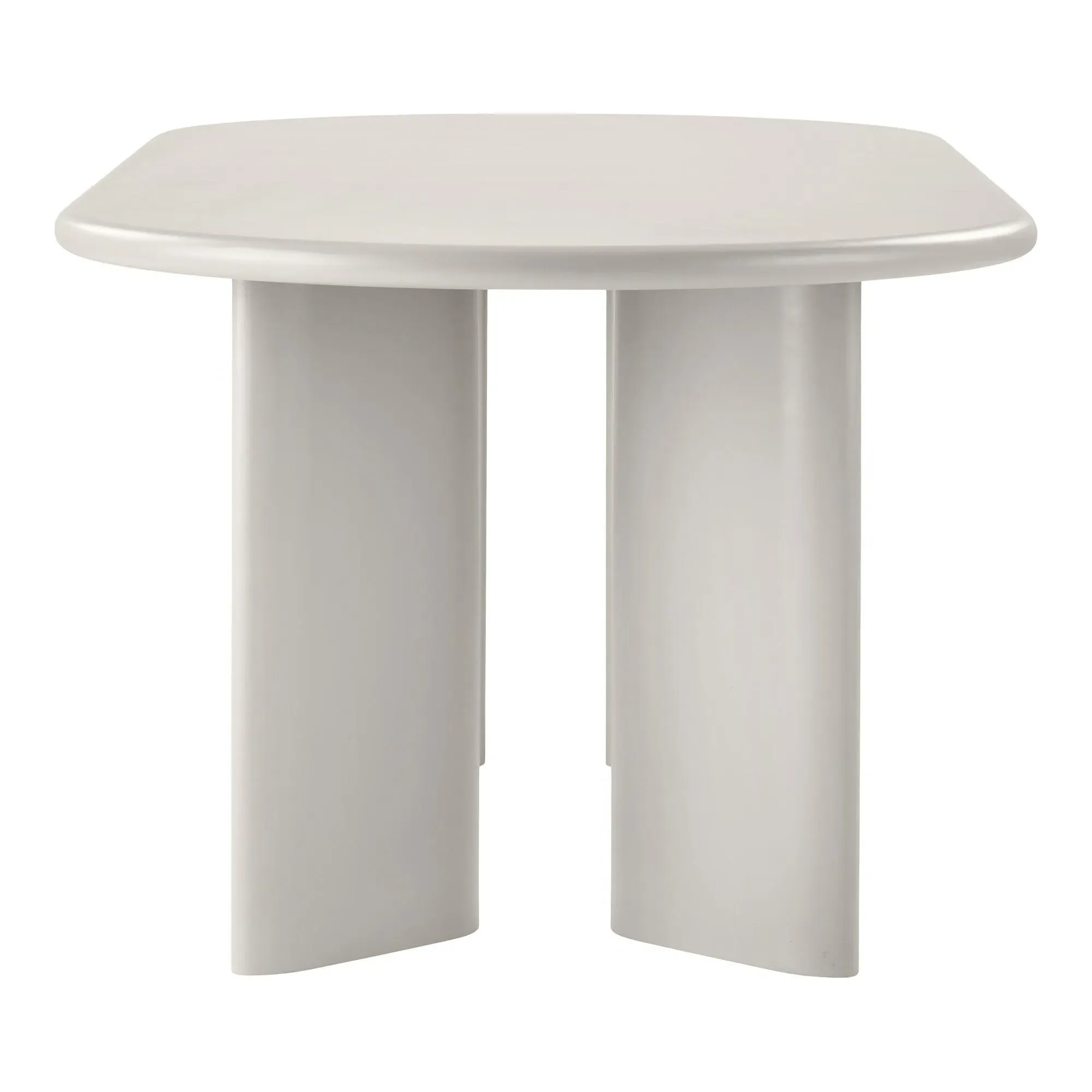 Nagano 8-Seater Oval Dining Table - Sand, Concrete