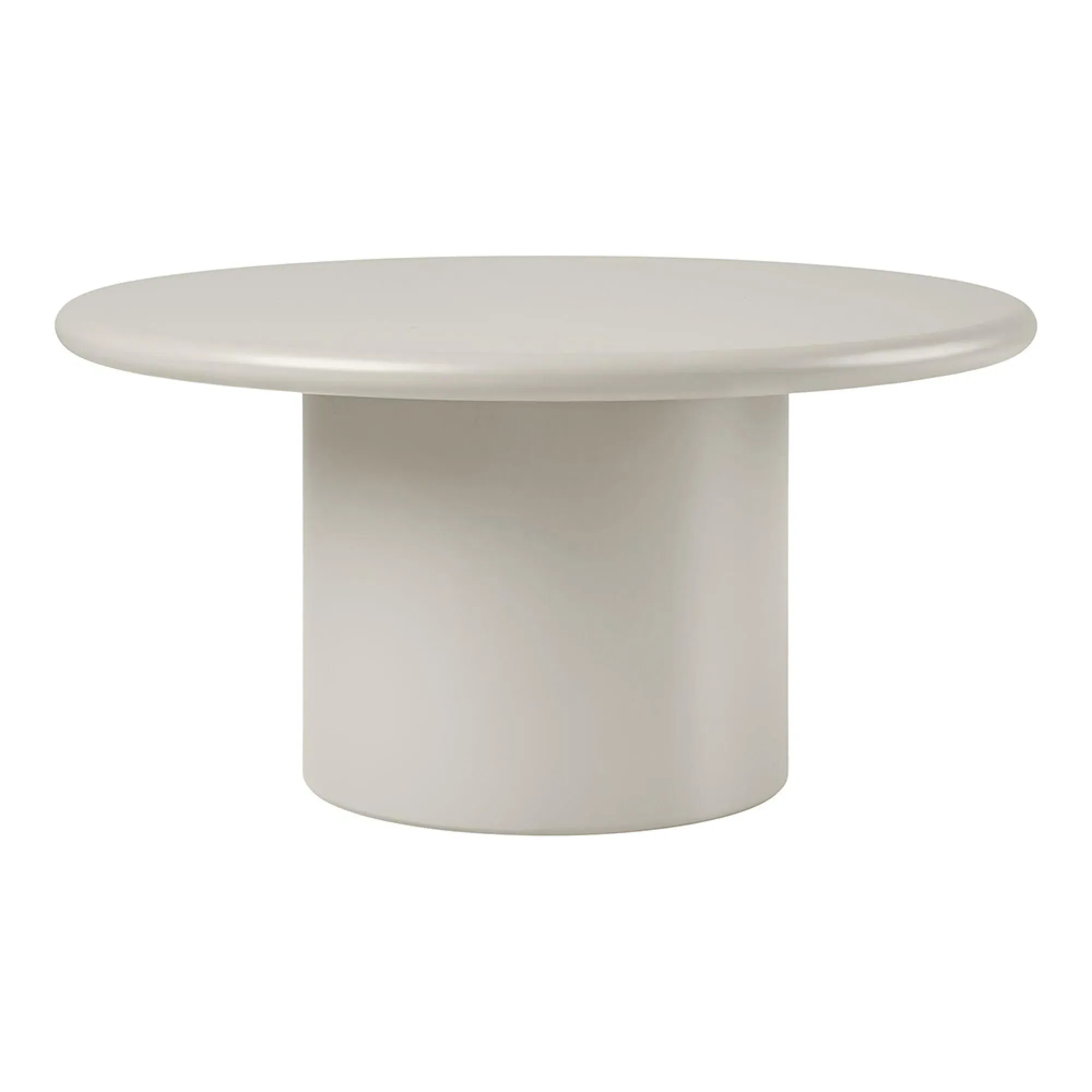 Nagano Round Coffee Table - Sand, Concrete