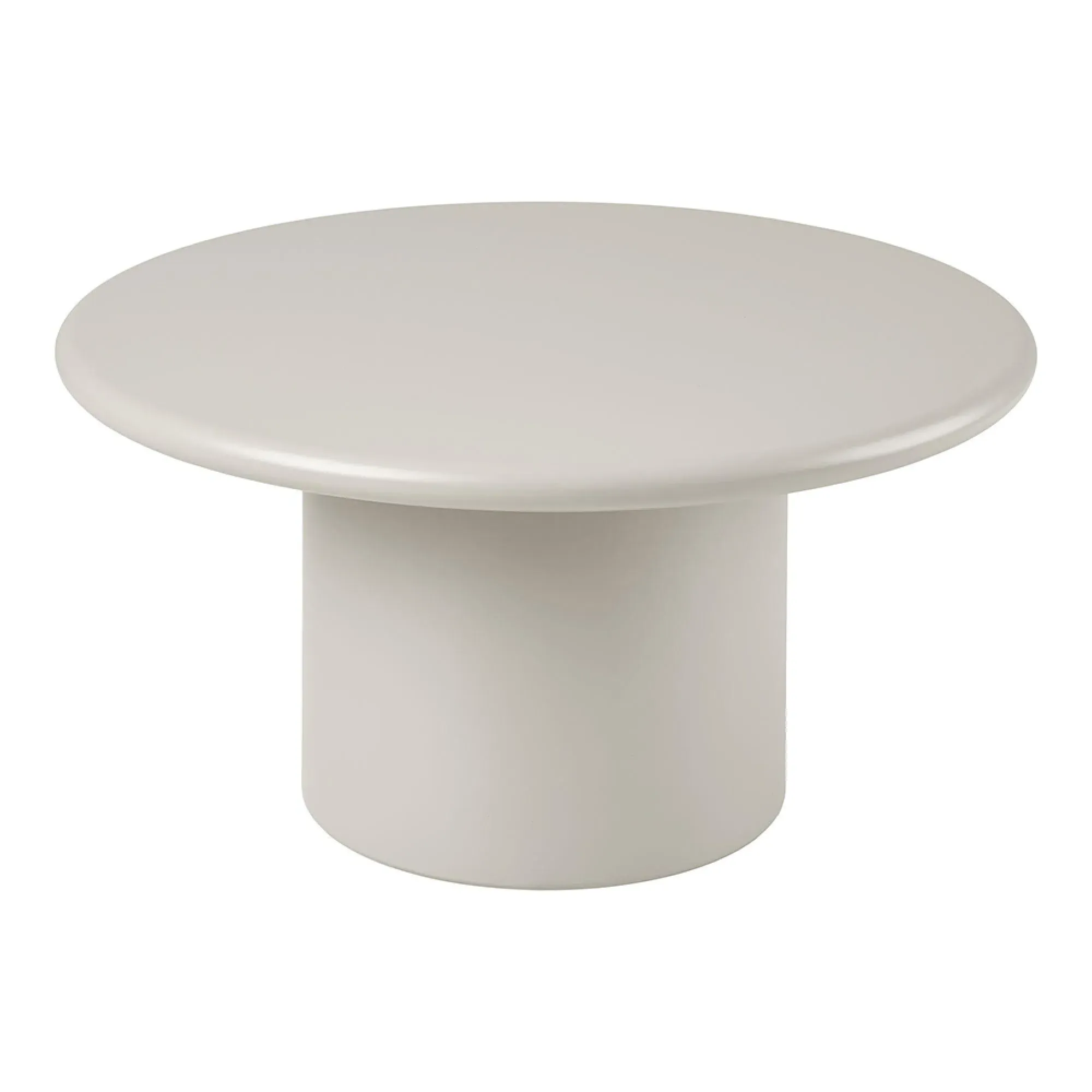 Nagano Round Coffee Table - Sand, Concrete