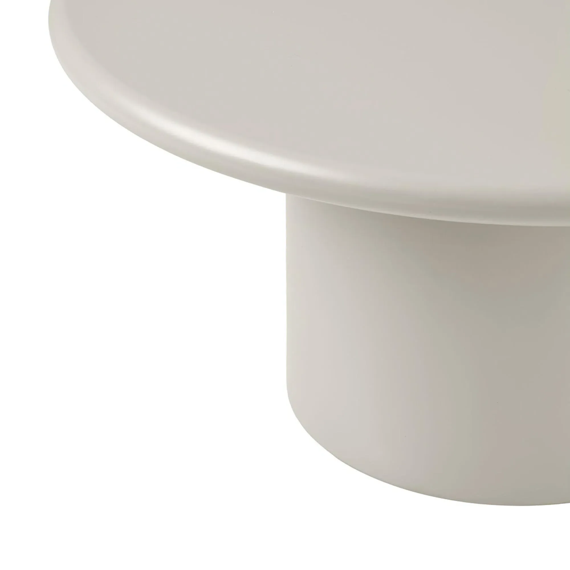 Nagano Round Coffee Table - Sand, Concrete