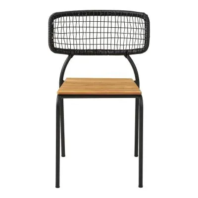 Nashville Dining Chair - Black, Metal