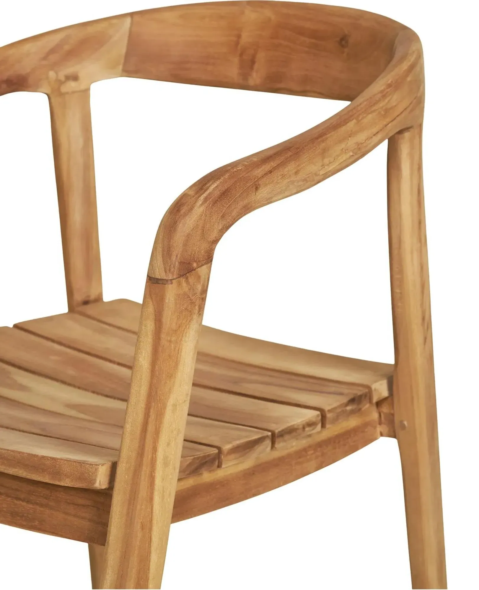 Otero Dining Chair - Natural, Teak Wood