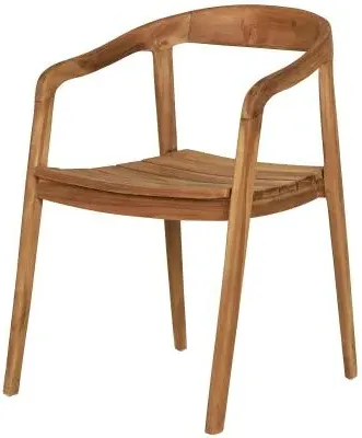 Otero Dining Chair - Natural, Teak Wood