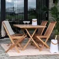 Oviedo 4-Seater Garden Dining Table - Teak