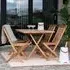 Oviedo 4-Seater Garden Dining Table - Teak