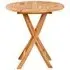 Oviedo Round Bar Table - Natural, Teak Wood