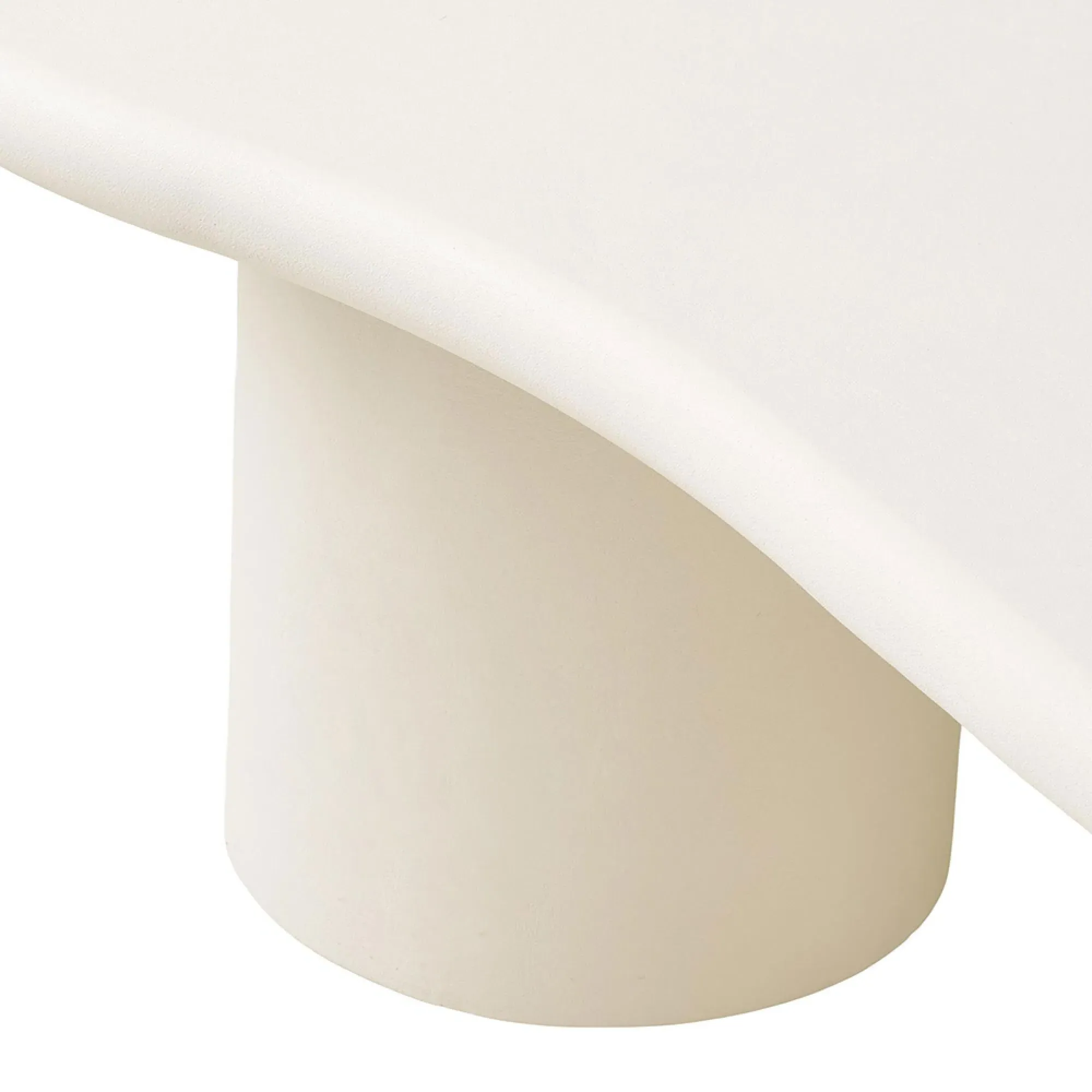 Palmera Coffee Table - Off White, Concrete