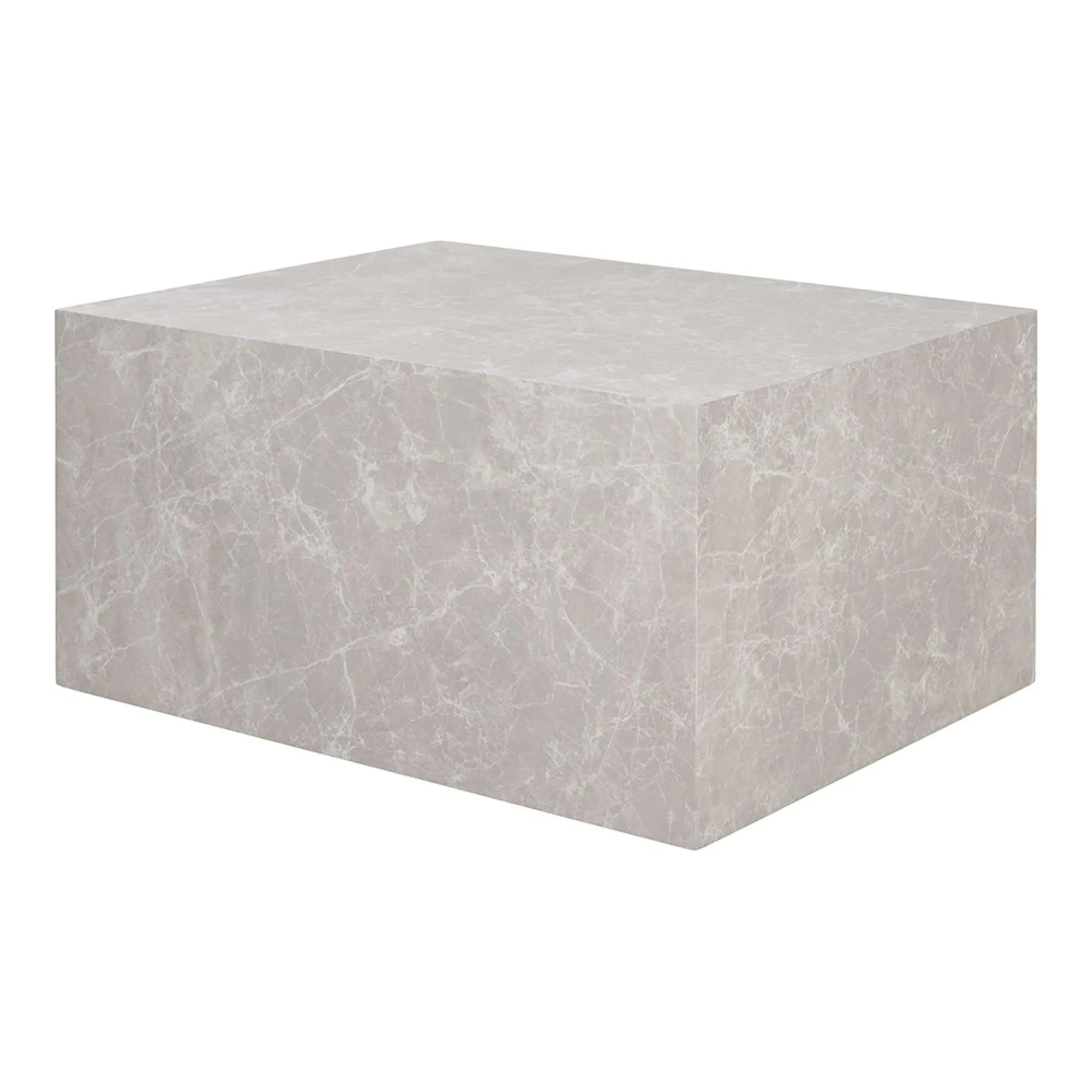 Prague Coffee Table - Beige, Marble Effect