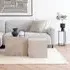 Prague Coffee Table Set - Beige, Marble Effect