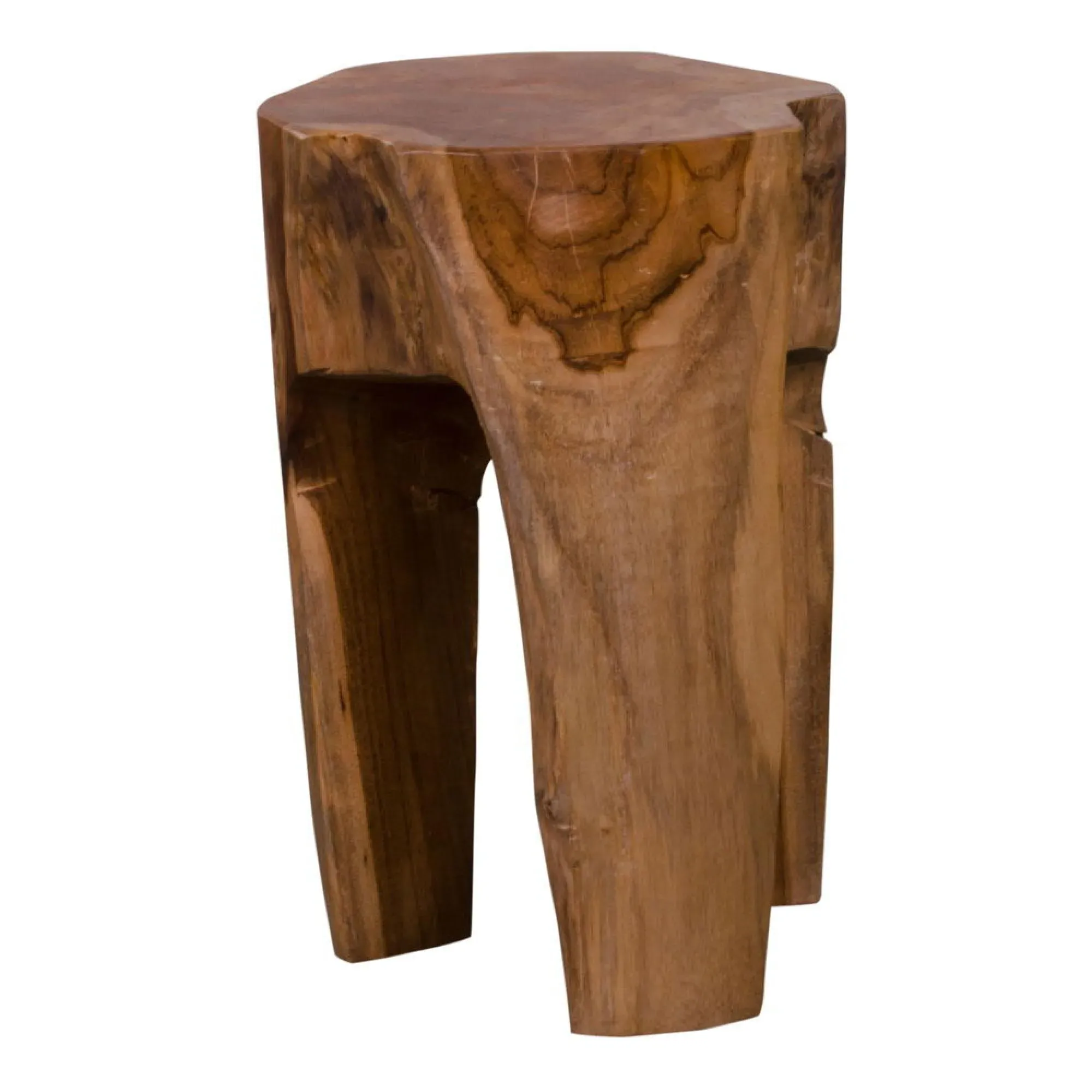 Rose Stool Set of 2 - Natural, Teak Wood