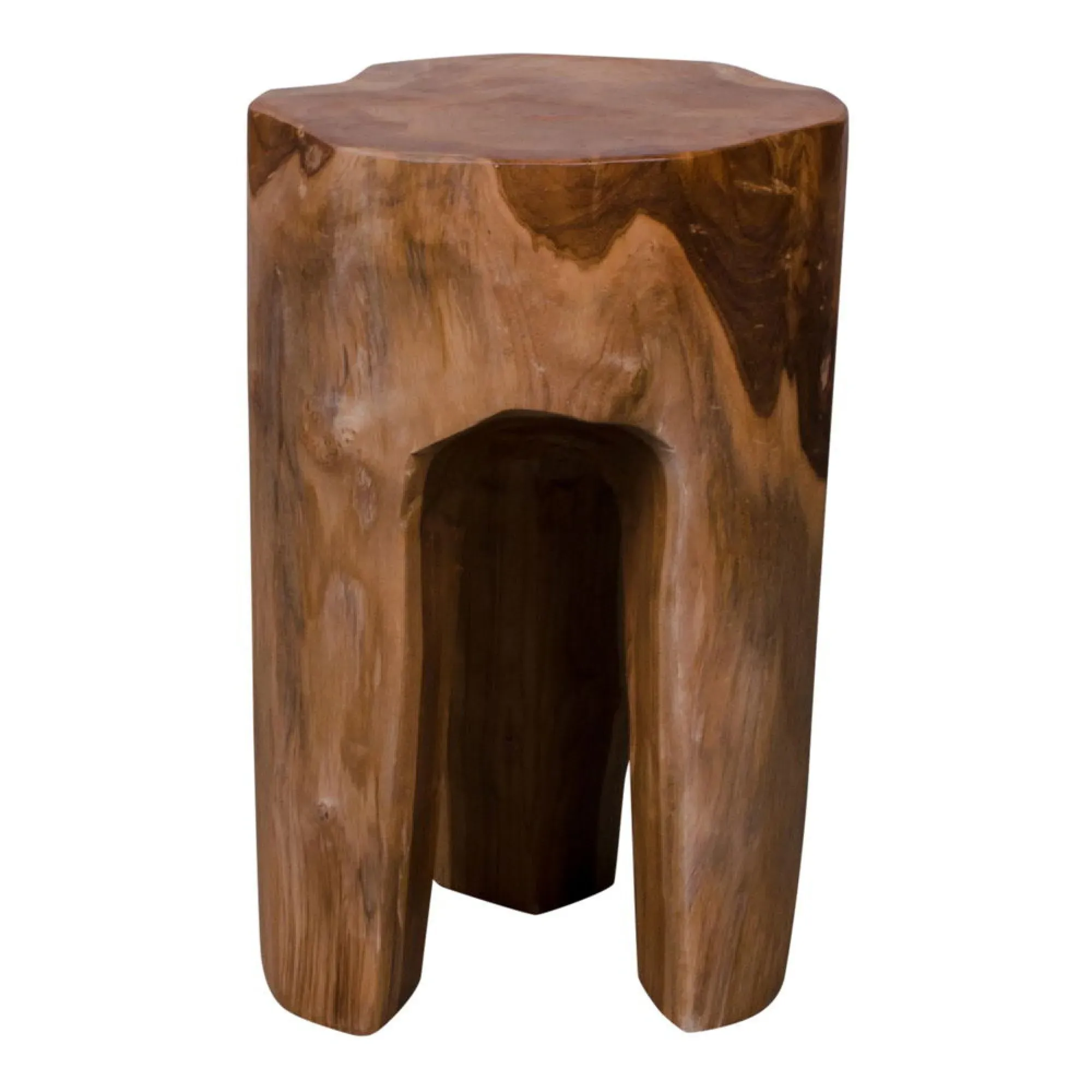 Rose Stool Set of 2 - Natural, Teak Wood