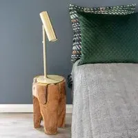 Rose Stool Set of 2 - Natural, Teak Wood