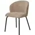 Safira Dining Chair - Beige, Boucle Fabric