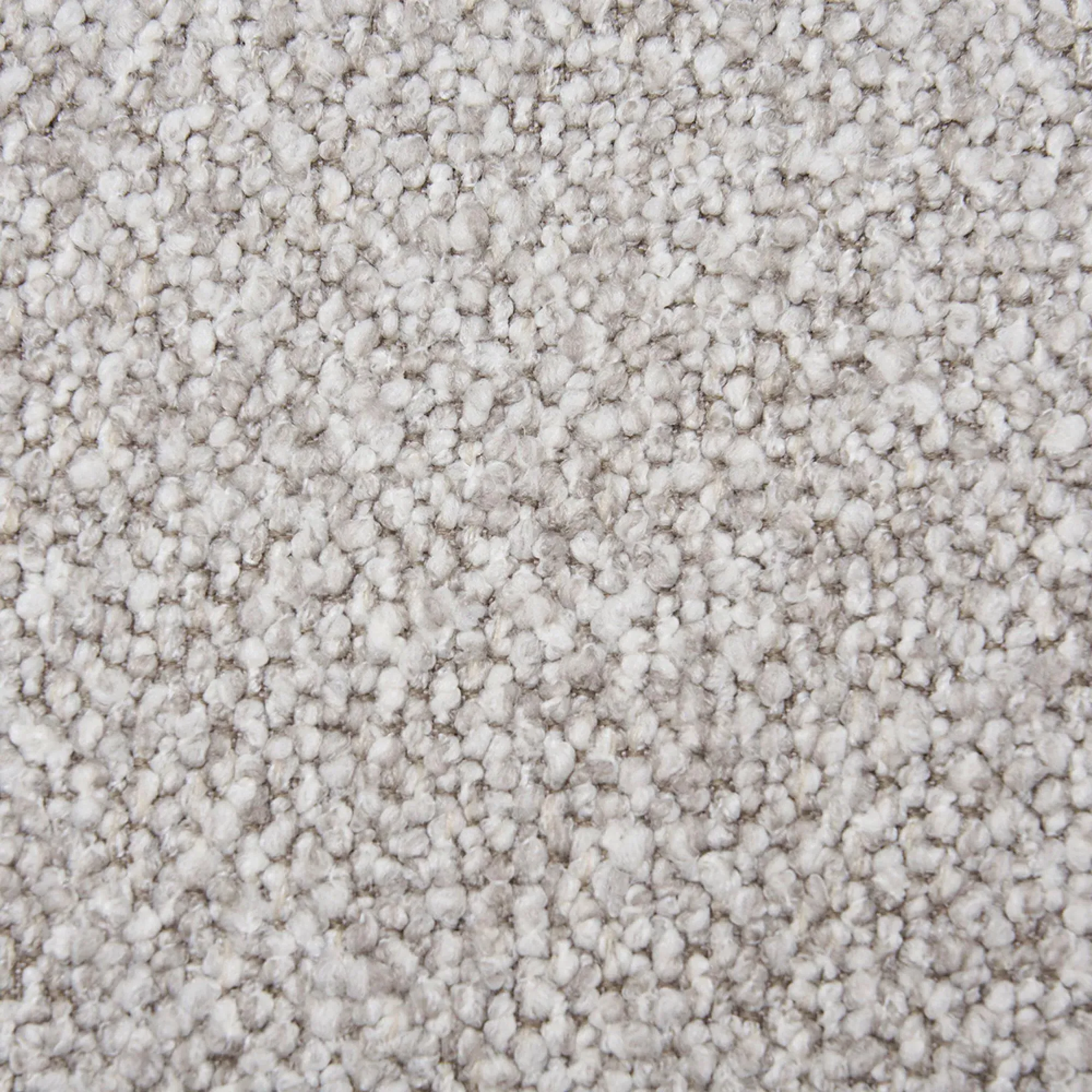 Salvador 3-Seater Sofa - Light Grey, Boucle Fabric