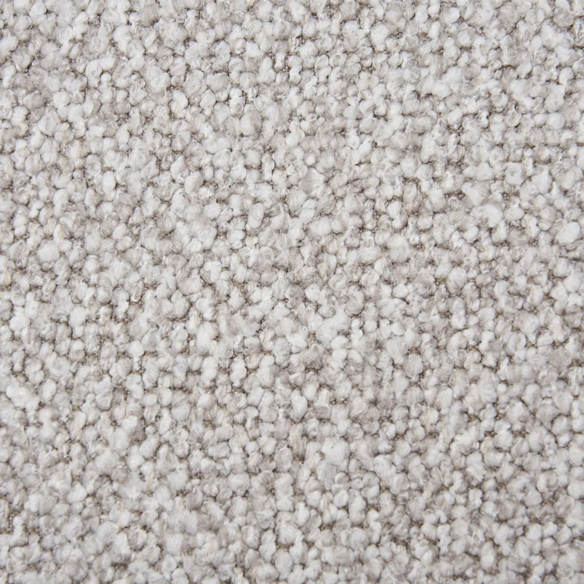 Salvador RHF Lounge Sofa with Black Legs - Light Grey, Boucle