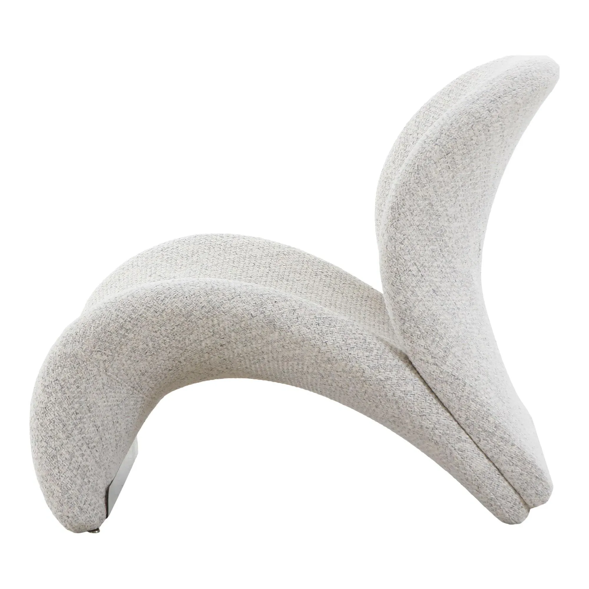 Sofia Lounge Chair - Grey, Fabric