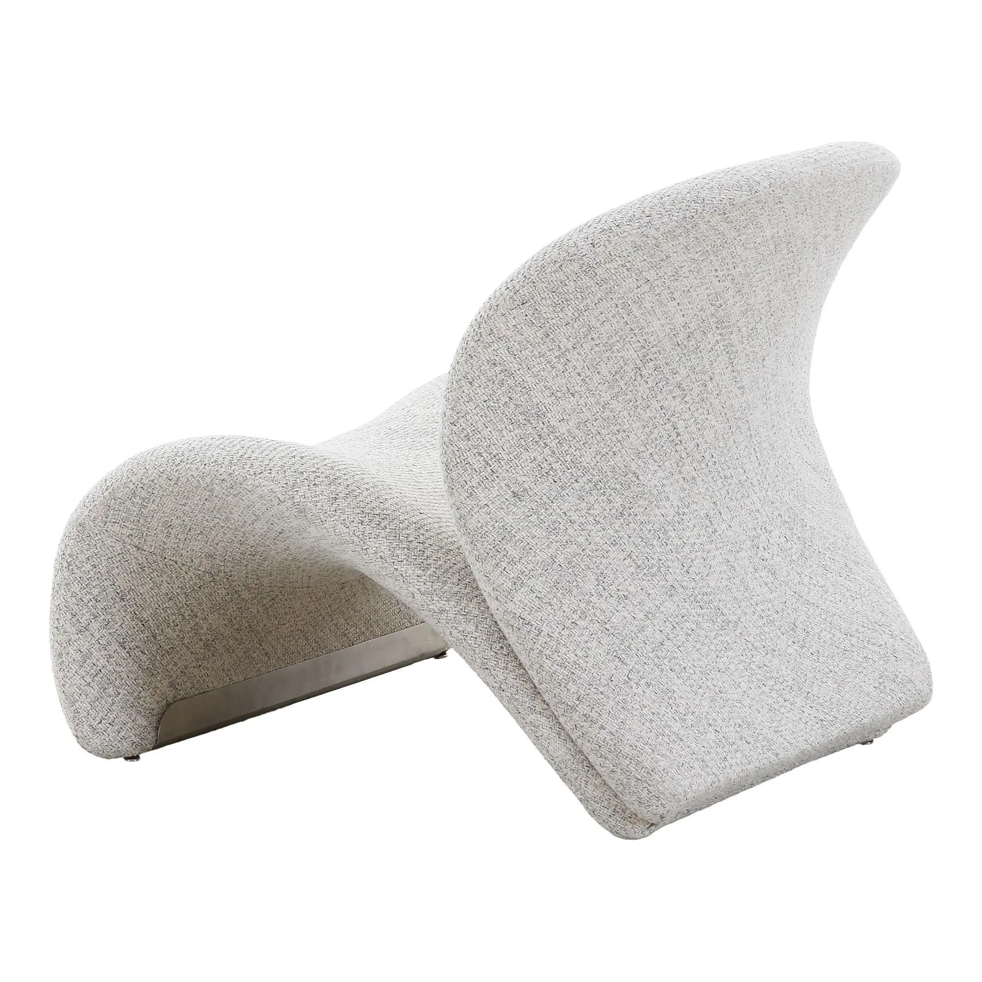 Sofia Lounge Chair - Grey, Fabric