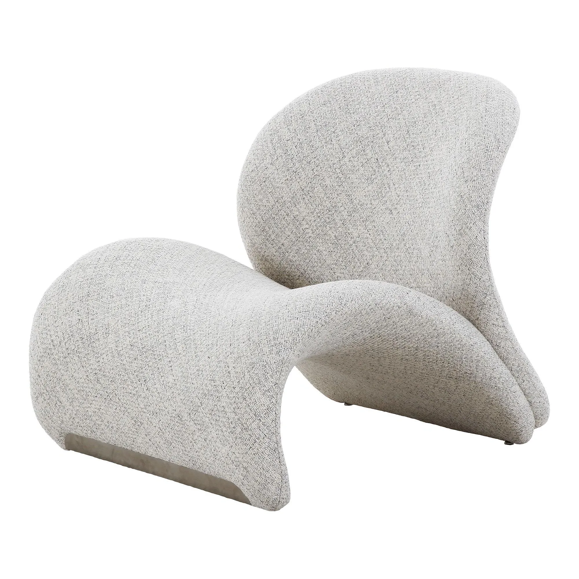 Sofia Lounge Chair - Grey, Fabric