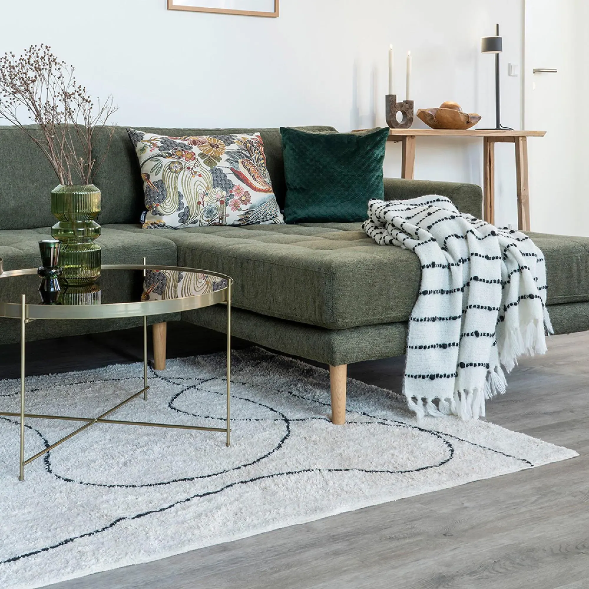 Tampa Large Cotton Rug - Natural