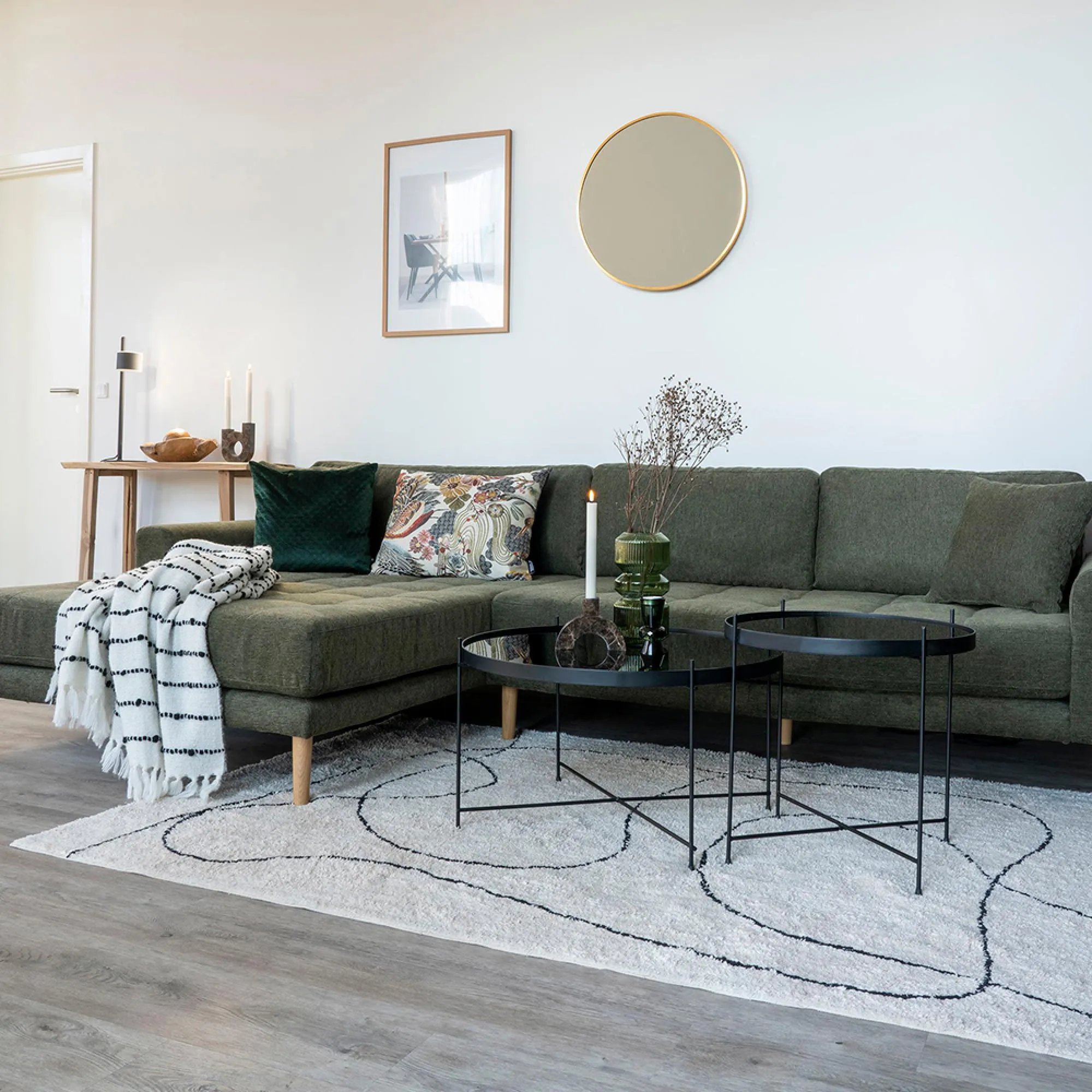 Tampa Large Cotton Rug - Natural