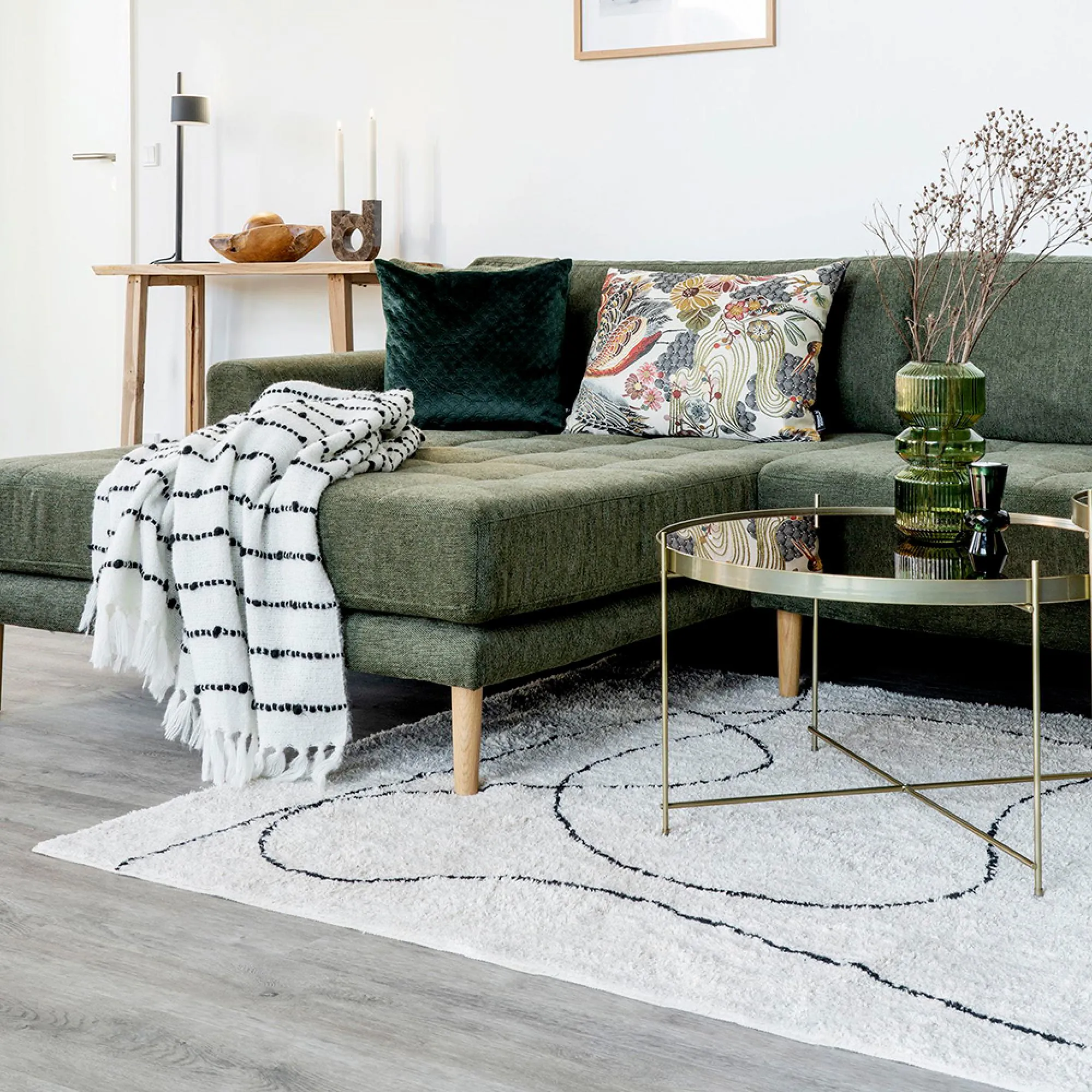 Tampa Medium Cotton Rug - Natural