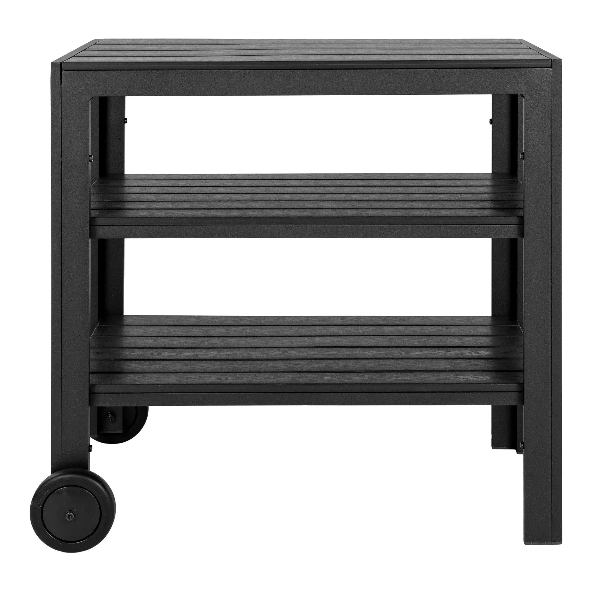 Taormina Tea Trolley - Black, Wood