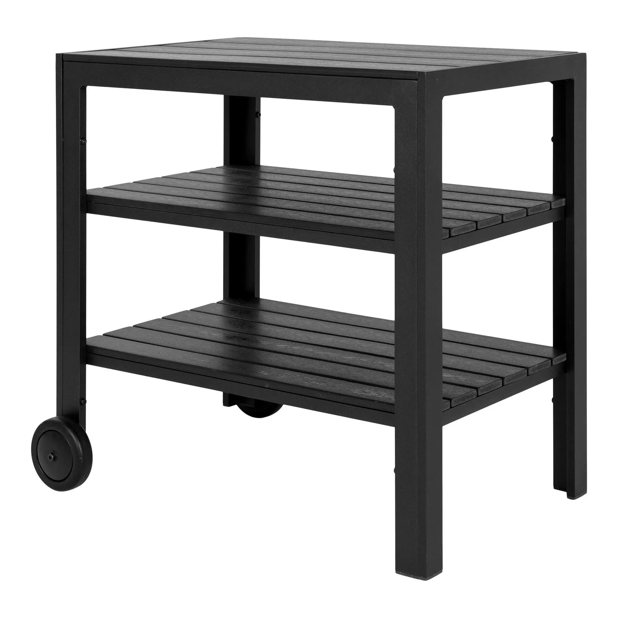 Taormina Tea Trolley - Black, Wood