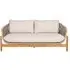 Terracina 2-Seater Garden Lounge Sofa - Beige, Rope