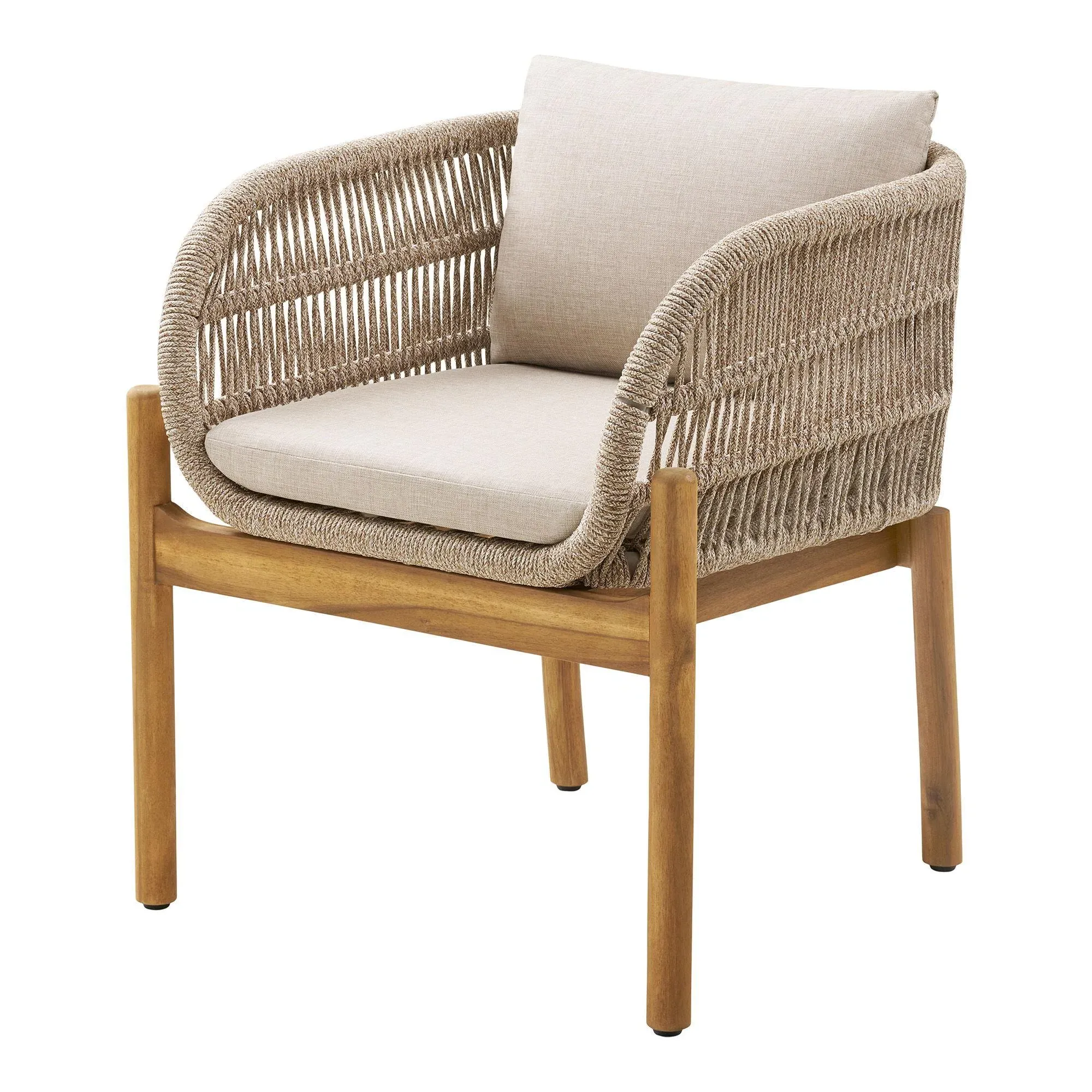 Terracina Garden Dining Chair - Beige, Rope