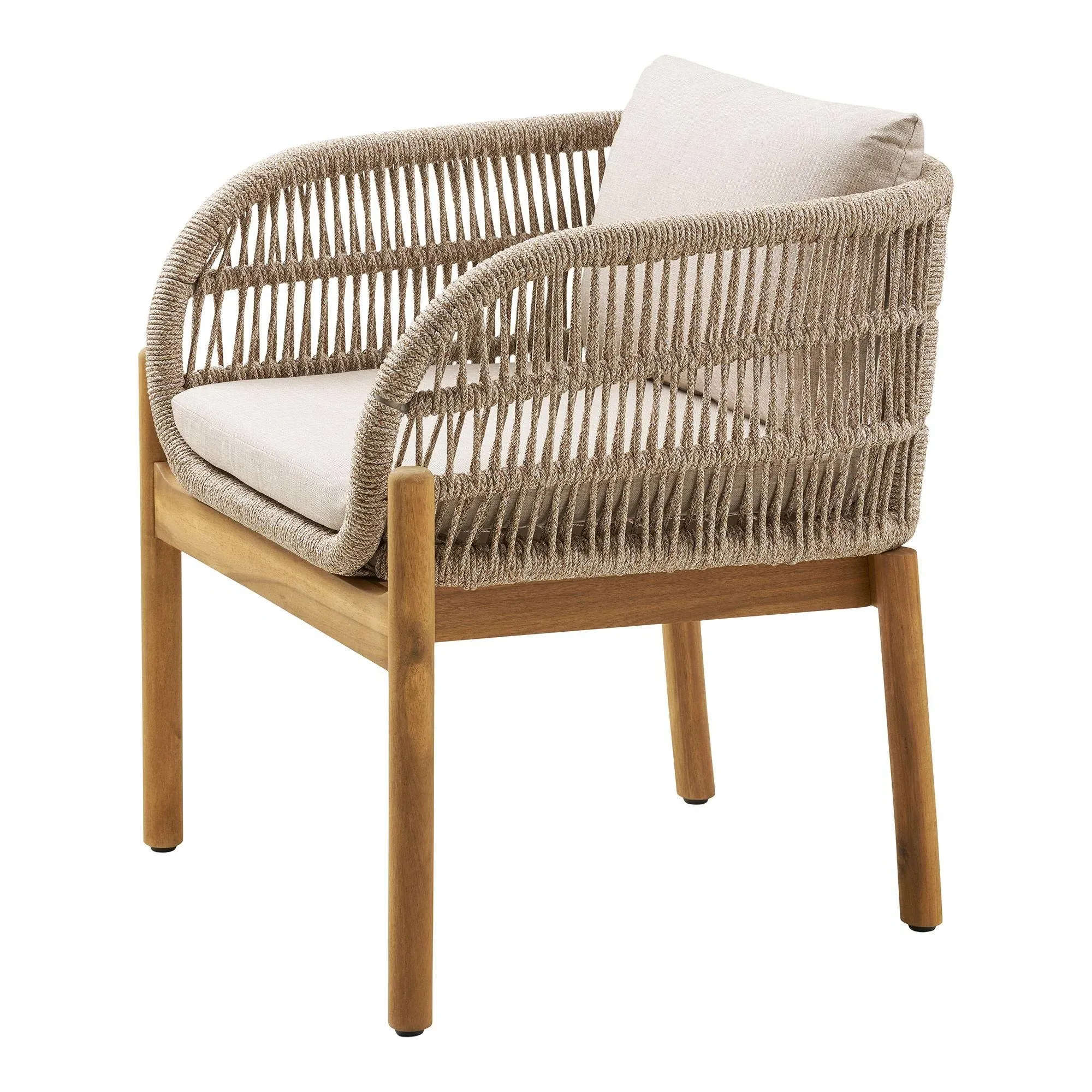 Terracina Garden Dining Chair - Beige, Rope