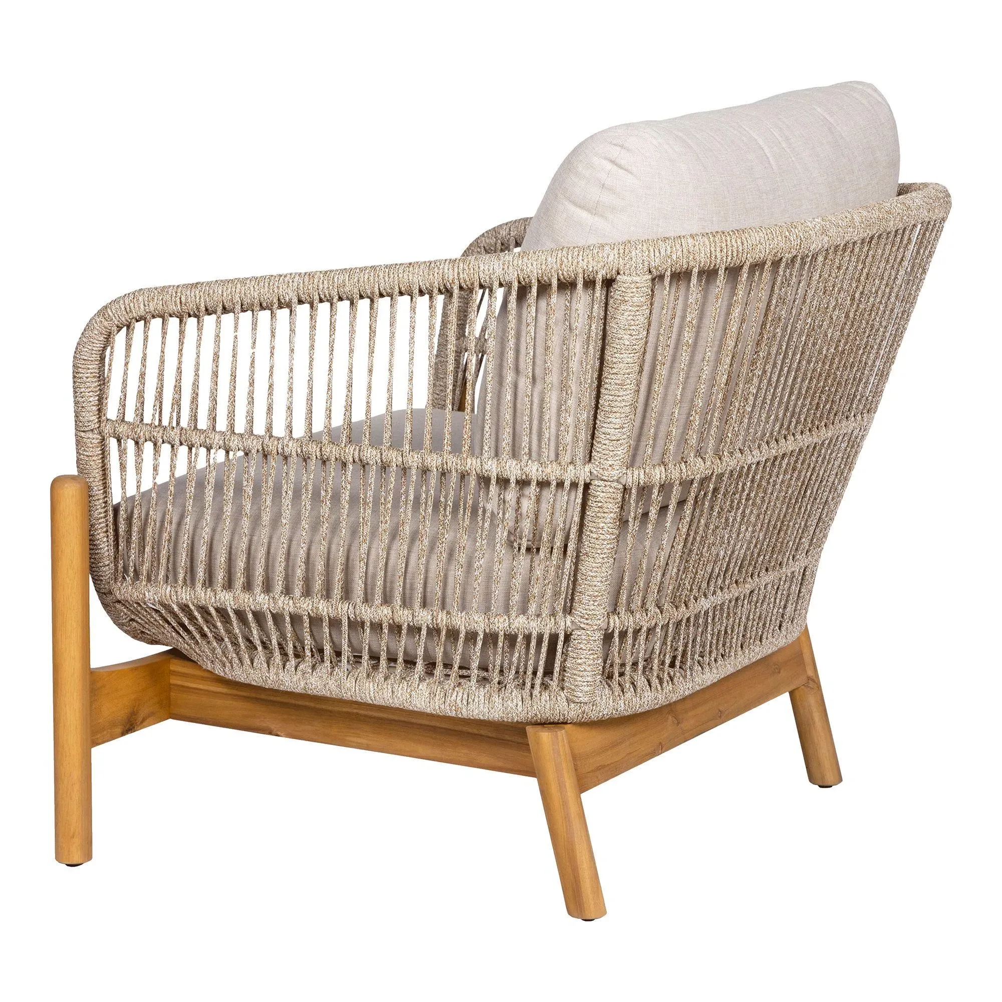 Terracina Garden Lounge Chair - Beige, Rope