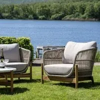 Terracina Garden Lounge Chair - Beige, Rope