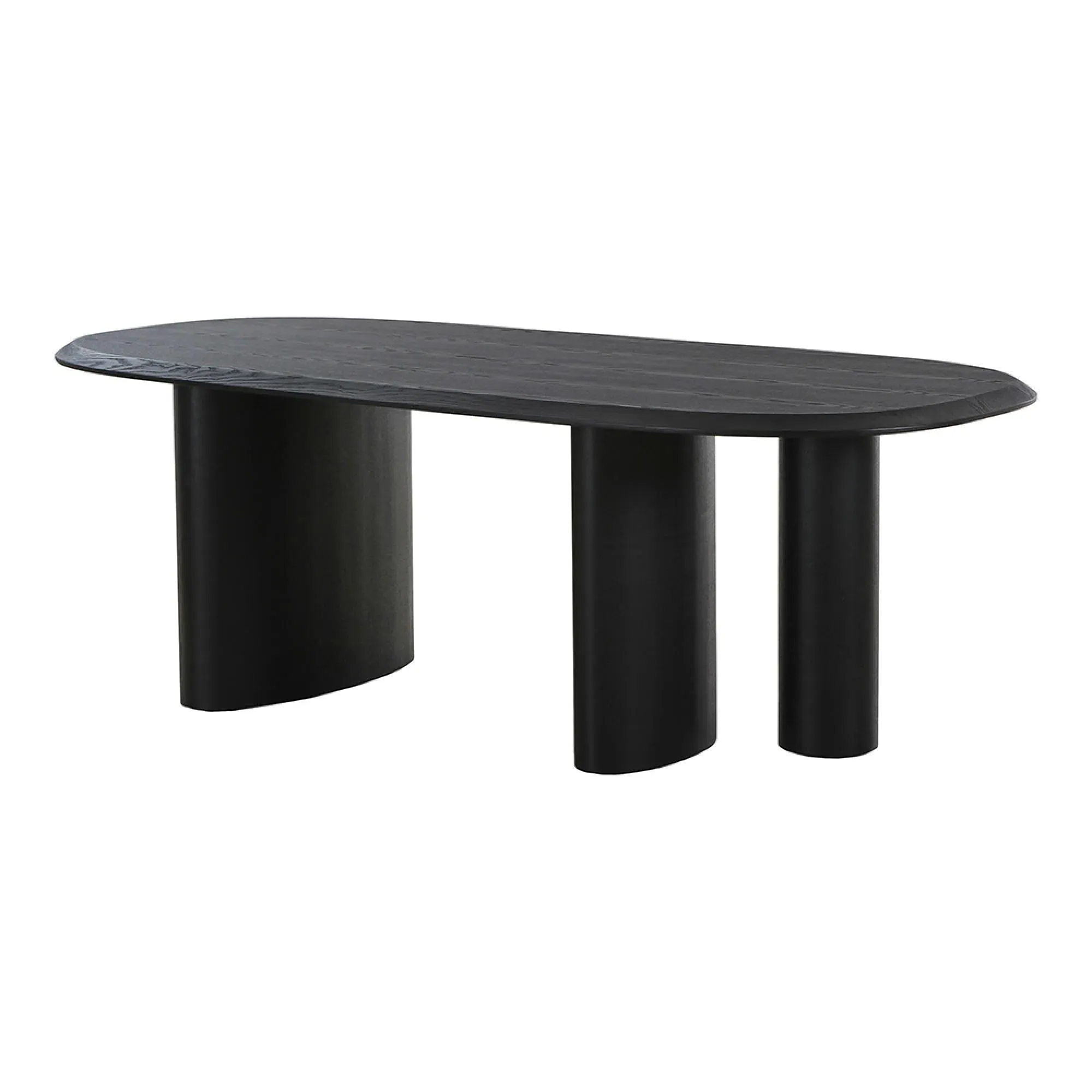 Tirano 8 Seater Pedestal Dining Table - Black