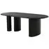 Tirano 8 Seater Pedestal Dining Table - Black