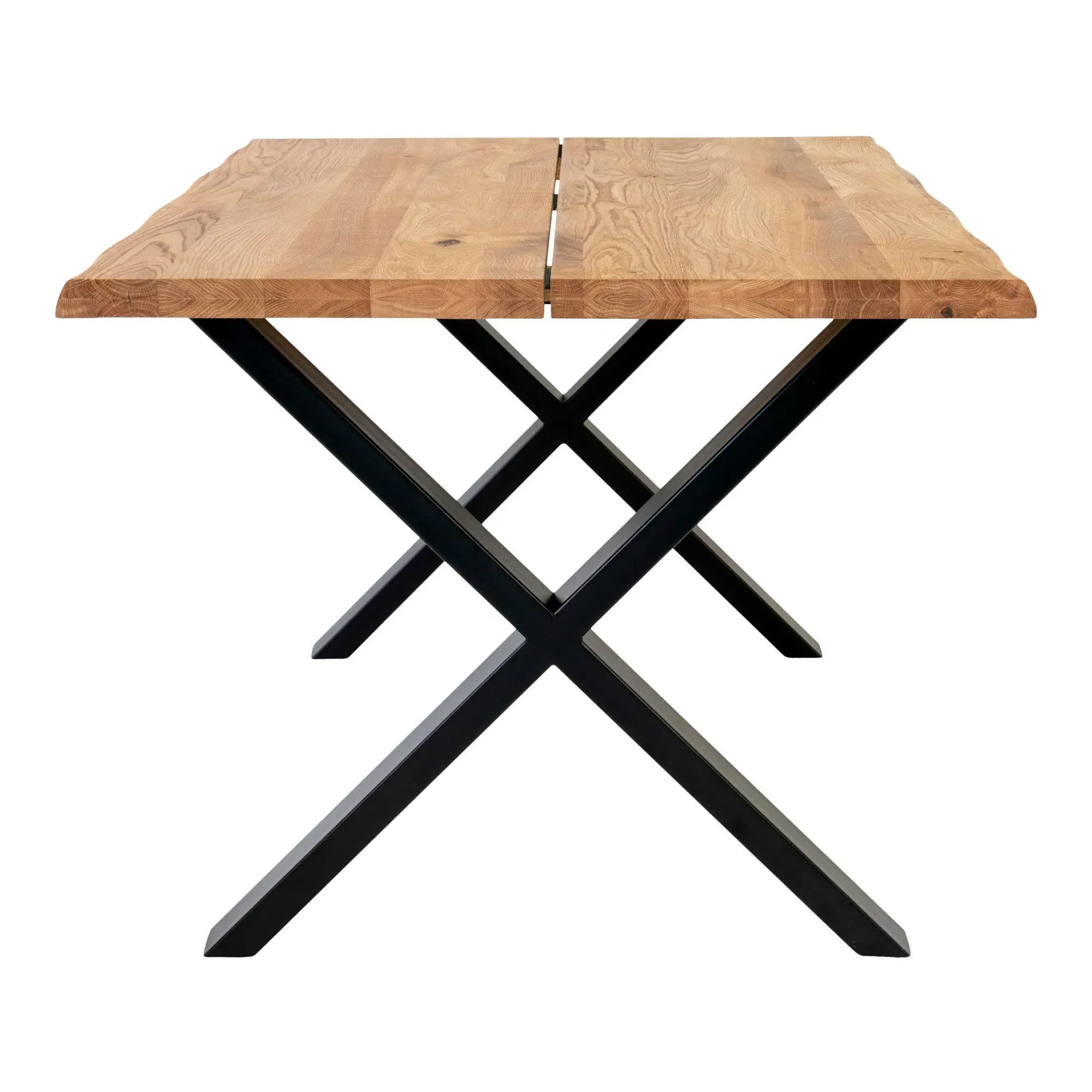 Toulon 4-Seater Dining Table with Cross Legs - Natural, Oak