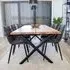 Toulon 6 Seater Dining Set with Middelfart Chairs - Natural, Oak
