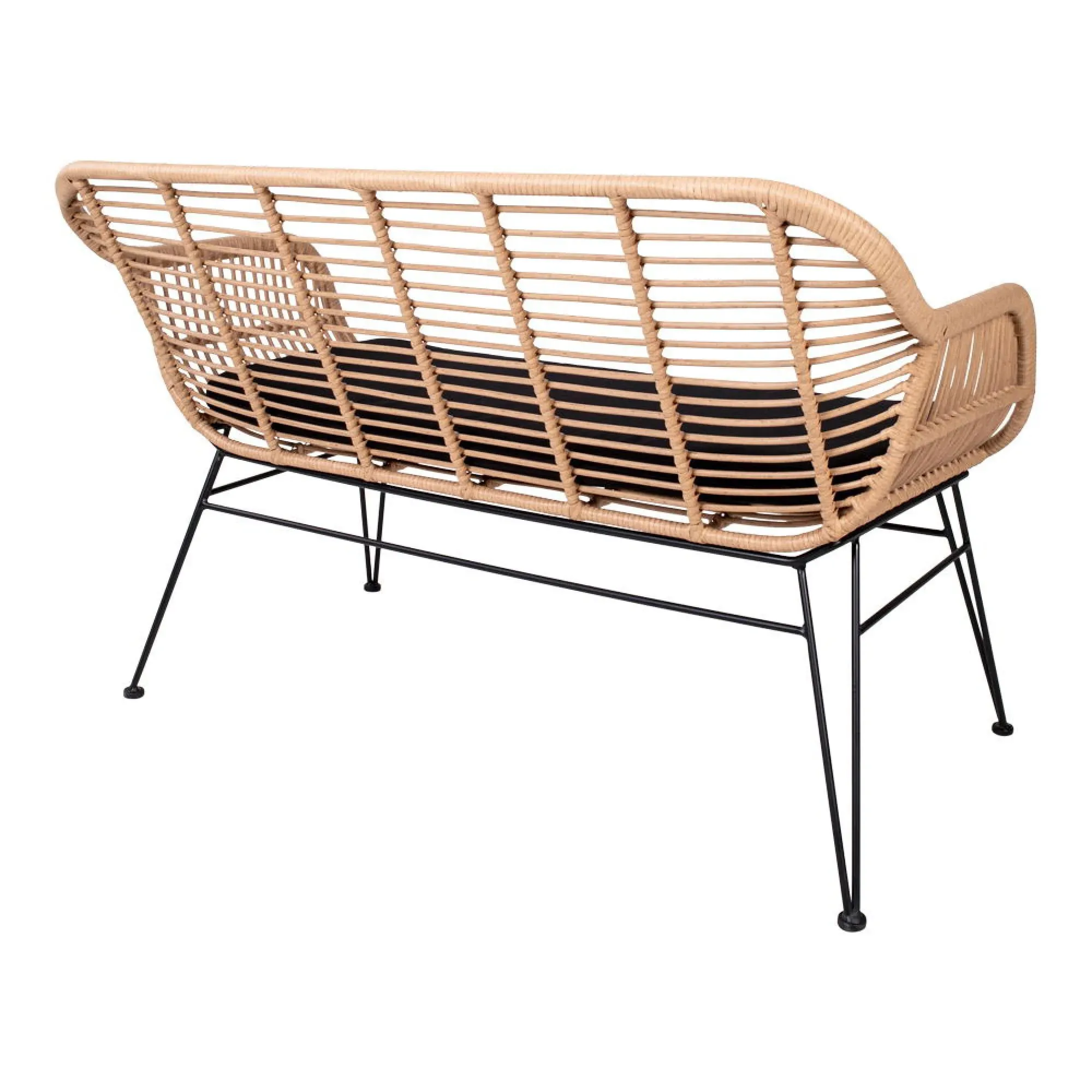 Trieste 2-Seater Garden Sofa - Natural, Rattan