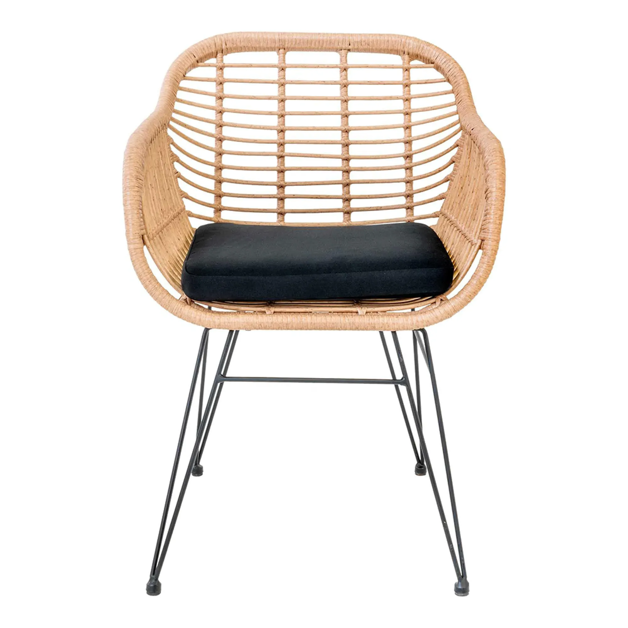 Trieste Garden Dining Armchair Set - Natural, Rattan