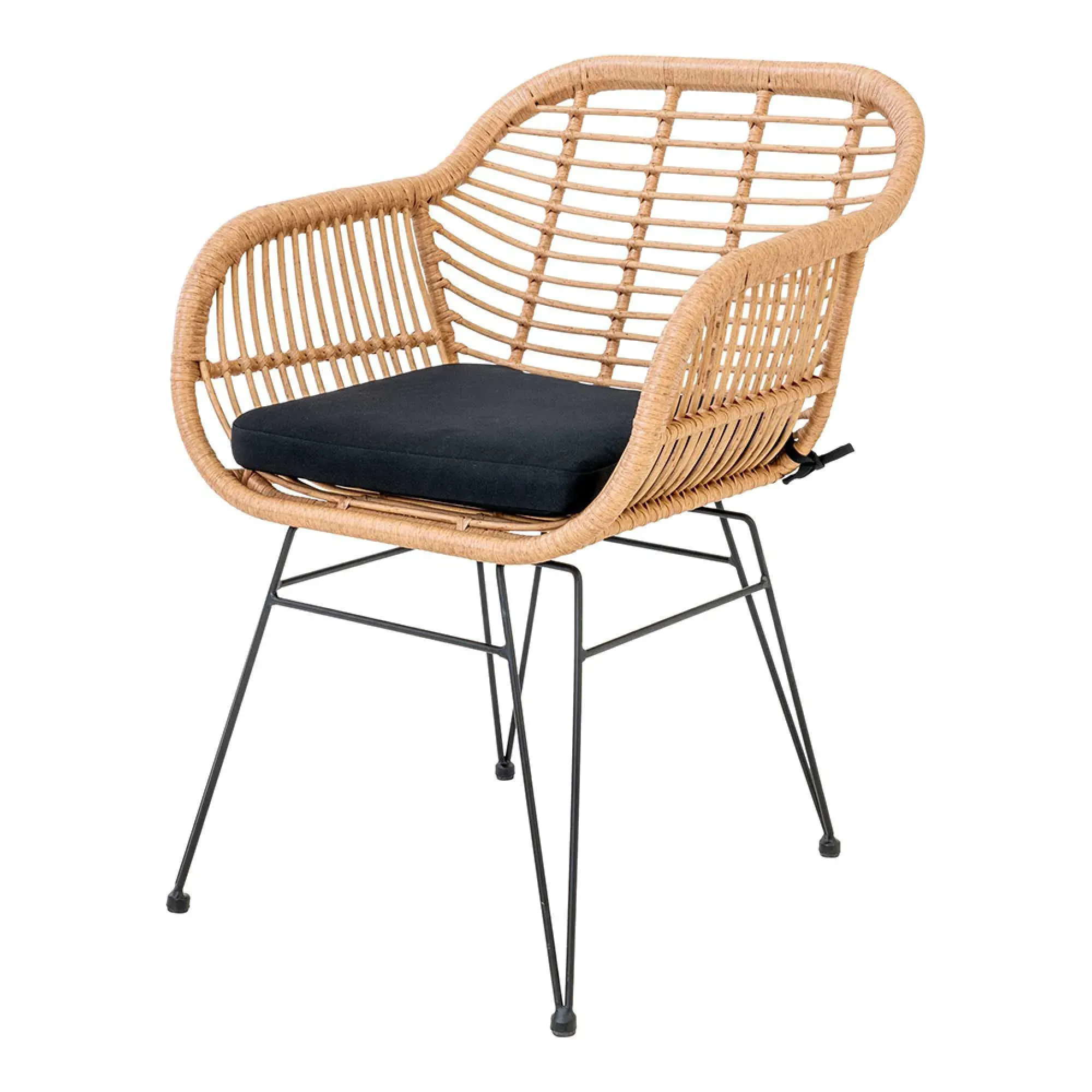 Trieste Garden Dining Armchair Set - Natural, Rattan