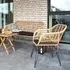 Trieste Garden Dining Armchair Set - Natural, Rattan
