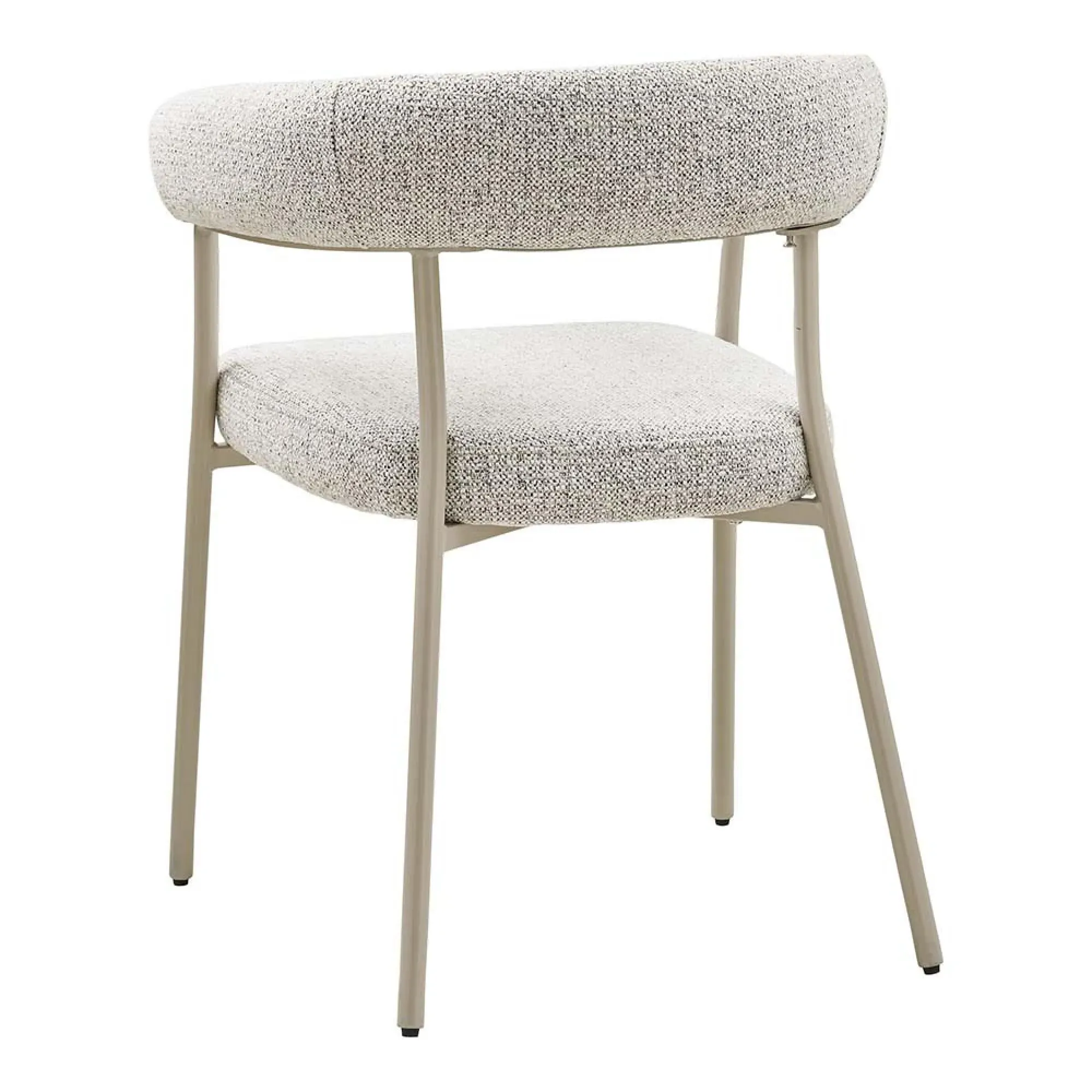 Trivio Curved Dining Chair - Sand, Fabric