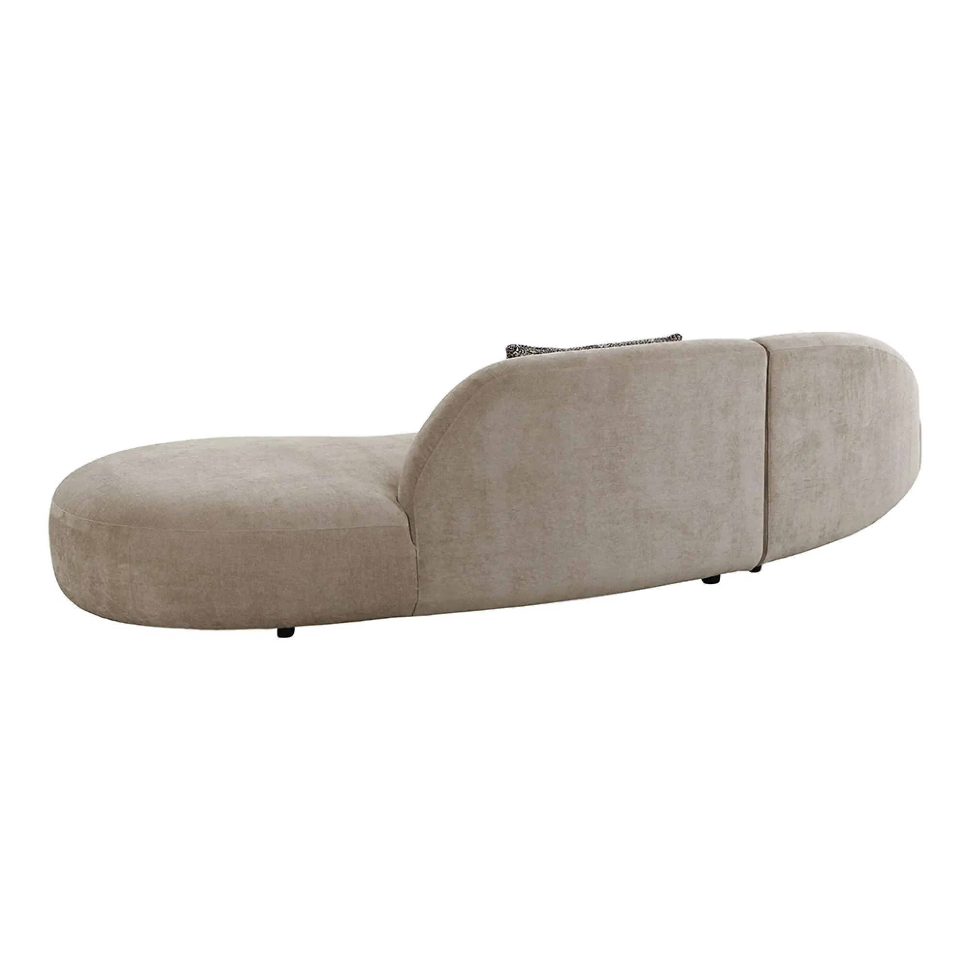 Venice 4-Seater Curved Sofa - Natural, Fabric